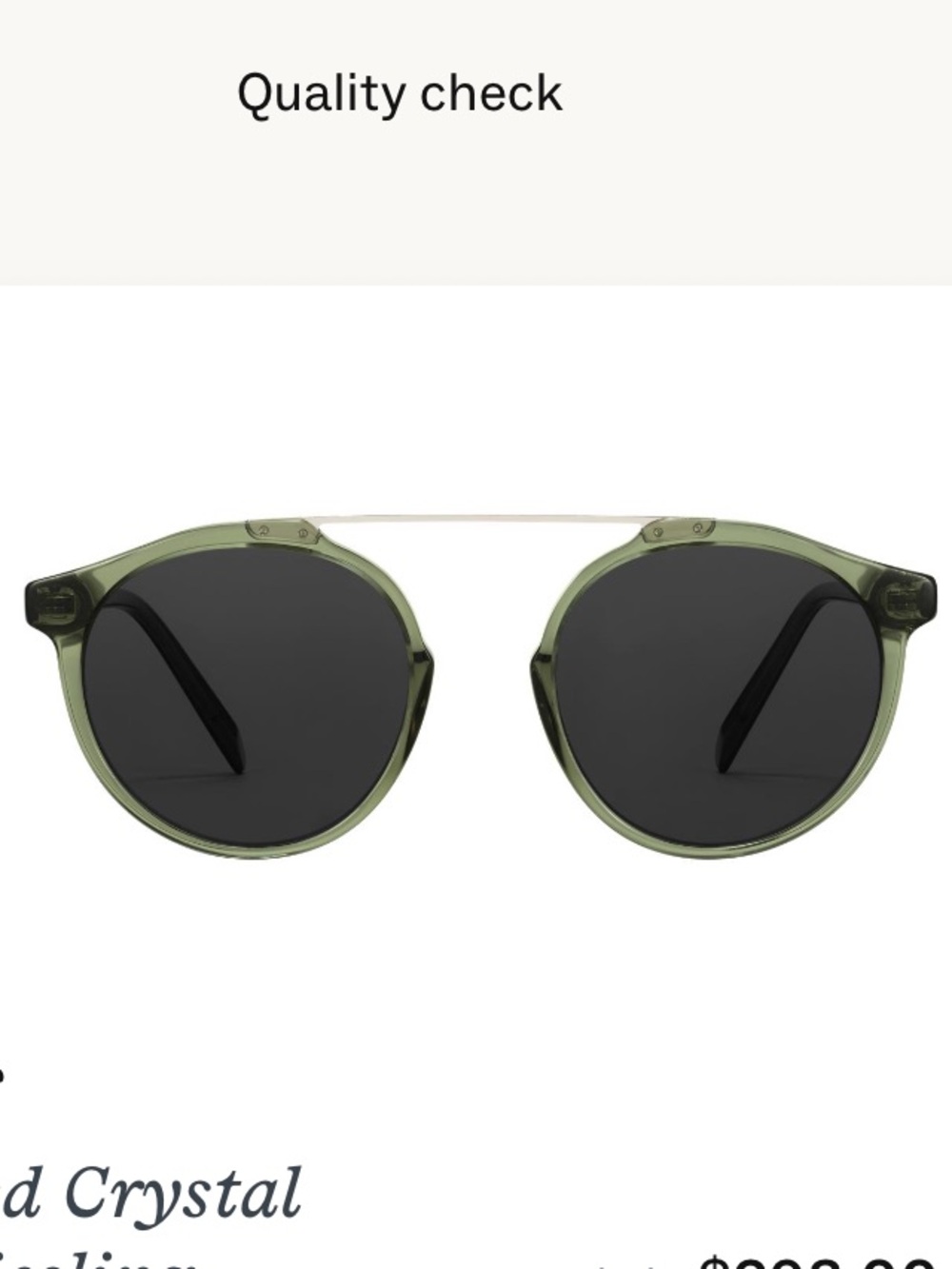 Warby Parker Cooper Sunglasses